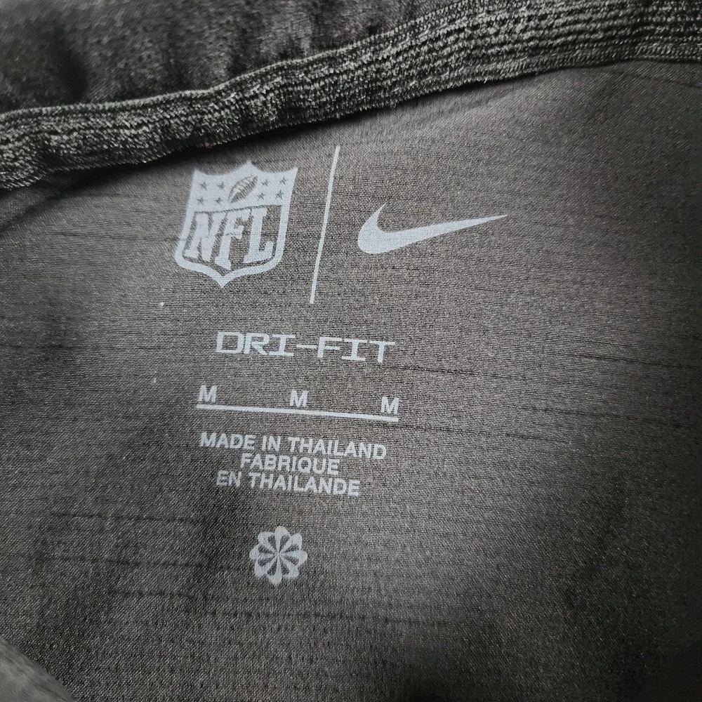 Baltimore Ravens Polo Shirt‎ Mens Medium Black NFL Football Nike Dri-FIT